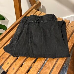 ARITZIA BABATON DAY LINEN PANT ~ size XS (in BLACK)